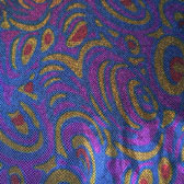 Holografikus táncruha anyag - BLUE